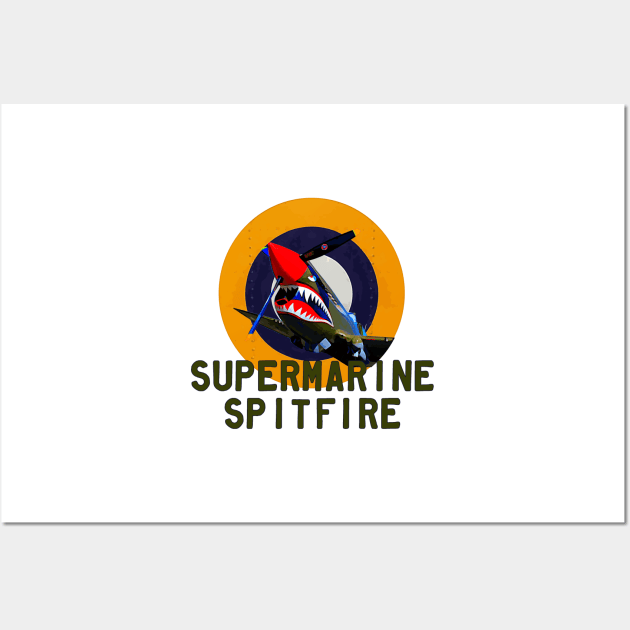 Spitfire Red Nose Wall Art by CANJ72